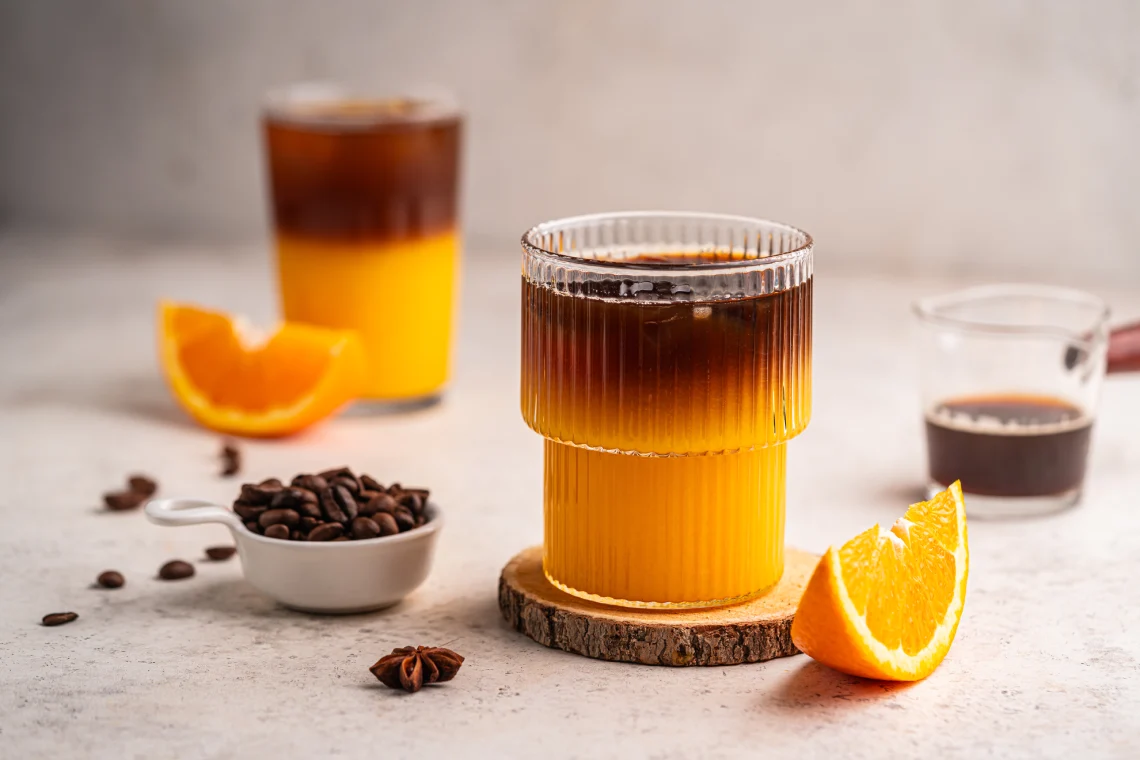 coffee with orange juice